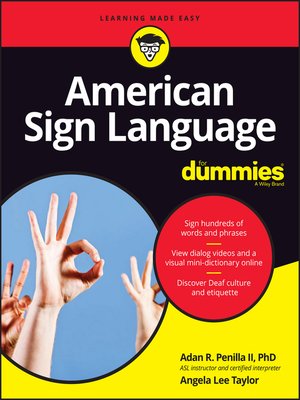cover image of American Sign Language For Dummies with Online Videos